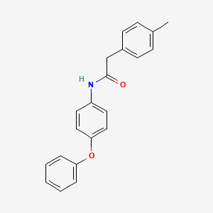 molecular formula C21H19NO2 B5722317 2-(4-methylphenyl)-N-(4-phenoxyphenyl)acetamide 