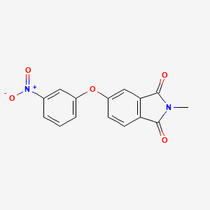 molecular formula C15H10N2O5 B5722353 2-methyl-5-(3-nitrophenoxy)-1H-isoindole-1,3(2H)-dione 