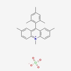 molecular formula C25H26ClNO4 B572237 9-二甲苯基-2,7,10-三甲基吖啶鎓高氯酸盐 CAS No. 1216909-33-9