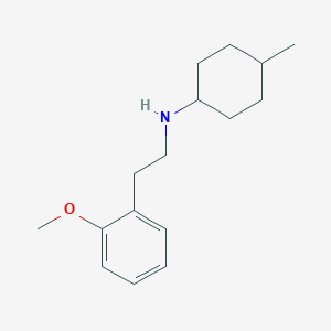 molecular formula C16H25NO B5722371 N-[2-(2-methoxyphenyl)ethyl]-4-methylcyclohexanamine 
