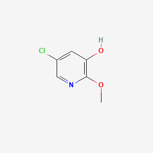 molecular formula C6H6ClNO2 B572240 5-氯-2-甲氧基吡啶-3-醇 CAS No. 1261365-86-9