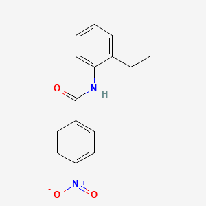 molecular formula C15H14N2O3 B5722418 N-(2-ethylphenyl)-4-nitrobenzamide CAS No. 35709-77-4