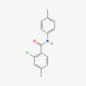 molecular formula C15H14ClNO B5722454 2-chloro-4-methyl-N-(4-methylphenyl)benzamide 
