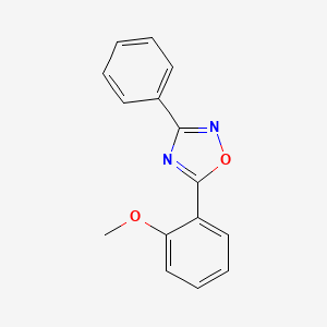 molecular formula C15H12N2O2 B5722559 5-(2-methoxyphenyl)-3-phenyl-1,2,4-oxadiazole 