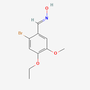 2-bromo-4-ethoxy-5-methoxybenzaldehyde oxime
