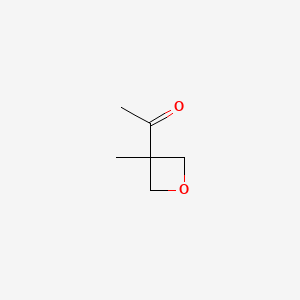 molecular formula C6H10O2 B572264 1-(3-Methyloxetan-3-yl)ethanone CAS No. 1363381-04-7