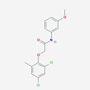 2-(2,4-dichloro-6-methylphenoxy)-N-(3-methoxyphenyl)acetamide