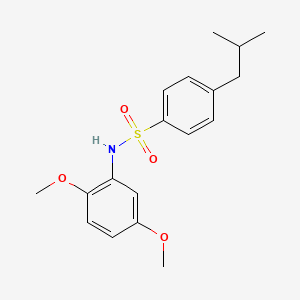 N-(2,5-dimethoxyphenyl)-4-isobutylbenzenesulfonamide