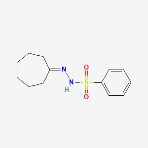 molecular formula C13H18N2O2S B5722769 N'-cycloheptylidenebenzenesulfonohydrazide CAS No. 6426-75-1