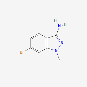 molecular formula C8H8BrN3 B572281 6-bromo-1-methyl-1H-indazol-3-amine CAS No. 1214899-85-0