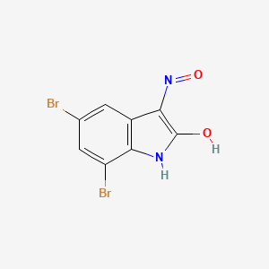 molecular formula C8H4Br2N2O2 B5722879 5,7-dibromo-1H-indole-2,3-dione 3-oxime CAS No. 49675-79-8