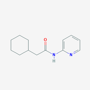 molecular formula C13H18N2O B5723070 2-cyclohexyl-N-2-pyridinylacetamide 