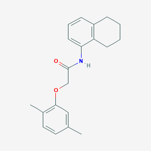 molecular formula C20H23NO2 B5723136 2-(2,5-dimethylphenoxy)-N-(5,6,7,8-tetrahydro-1-naphthalenyl)acetamide 