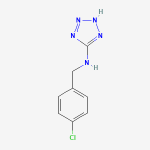 molecular formula C8H8ClN5 B5723137 N-(4-chlorobenzyl)-1H-tetrazol-5-amine 
