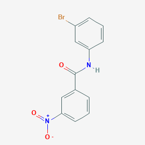 molecular formula C13H9BrN2O3 B5723287 N-(3-溴苯基)-3-硝基苯甲酰胺 