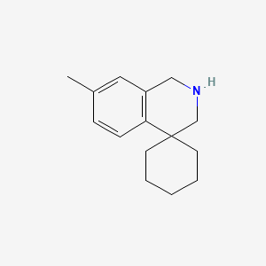 7'-Methyl-2',3'-dihydro-1'h-spiro[cyclohexane-1,4'-isoquinoline]
