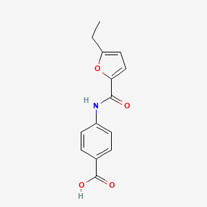 molecular formula C14H13NO4 B5723311 4-[(5-ethyl-2-furoyl)amino]benzoic acid 