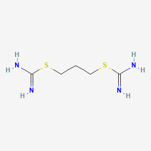 molecular formula C5H12N4S2 B5723322 1,3-propanediyl bis(imidothiocarbamate) 