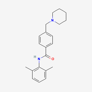 molecular formula C21H26N2O B5723336 N-(2,6-dimethylphenyl)-4-(1-piperidinylmethyl)benzamide CAS No. 74602-46-3