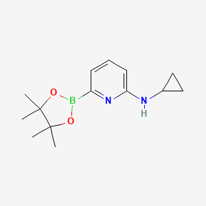 N-Cyclopropyl-6-(4,4,5,5-tetramethyl-1,3,2-dioxaborolan-2-yl)pyridin-2-amine