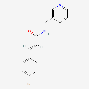 3-(4-bromophenyl)-N-(3-pyridinylmethyl)acrylamide