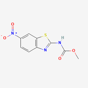 methyl (6-nitro-1,3-benzothiazol-2-yl)carbamate