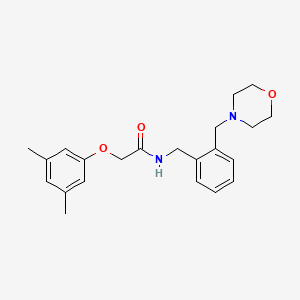 molecular formula C22H28N2O3 B5723437 2-(3,5-dimethylphenoxy)-N-[2-(4-morpholinylmethyl)benzyl]acetamide 