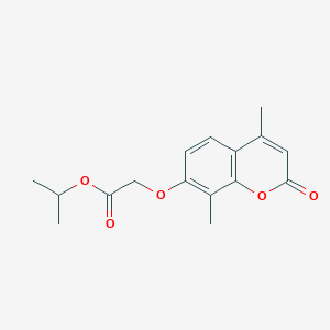 isopropyl [(4,8-dimethyl-2-oxo-2H-chromen-7-yl)oxy]acetate