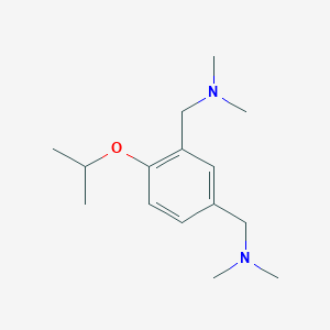 molecular formula C15H26N2O B5723468 (4-isopropoxy-1,3-phenylene)bis(N,N-dimethylmethanamine) 