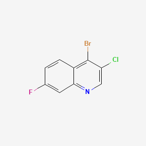 4-Bromo-3-chloro-7-fluoroquinoline