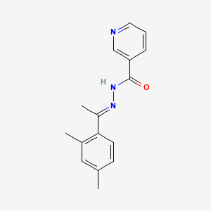 molecular formula C16H17N3O B5723575 N'-[1-(2,4-dimethylphenyl)ethylidene]nicotinohydrazide 