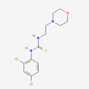 molecular formula C13H17Cl2N3OS B5723608 N-(2,4-dichlorophenyl)-N'-[2-(4-morpholinyl)ethyl]thiourea 