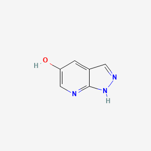 molecular formula C6H5N3O B572370 1H-Pyrazolo[3,4-b]pyridin-5-ol CAS No. 1256818-99-1