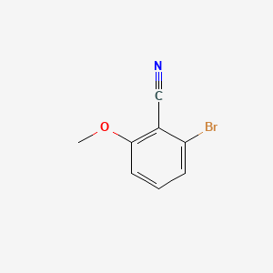 molecular formula C8H6BrNO B572375 2-溴-6-甲氧基苯甲腈 CAS No. 1245647-50-0