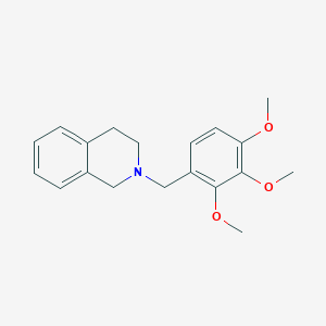 molecular formula C19H23NO3 B5723783 2-(2,3,4-trimethoxybenzyl)-1,2,3,4-tetrahydroisoquinoline 