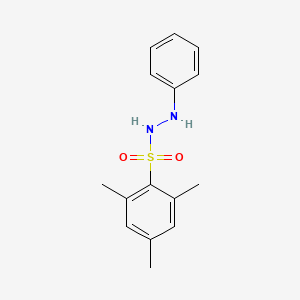 molecular formula C15H18N2O2S B5723838 2,4,6-trimethyl-N'-phenylbenzenesulfonohydrazide 