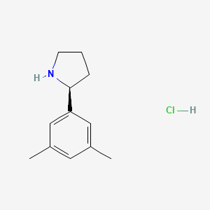 (S)-2-(3,5-dimethylphenyl)pyrrolidine hydrochloride