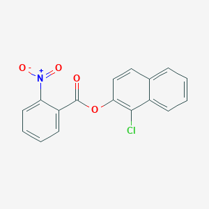 molecular formula C17H10ClNO4 B5723851 1-chloro-2-naphthyl 2-nitrobenzoate 