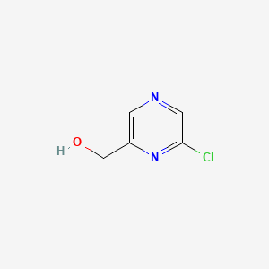 molecular formula C5H5ClN2O B572387 (6-Chloropyrazin-2-yl)methanol CAS No. 1240602-95-2