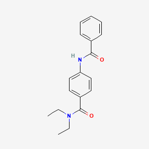 molecular formula C18H20N2O2 B5723872 4-(benzoylamino)-N,N-diethylbenzamide 
