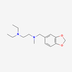 molecular formula C15H24N2O2 B5723883 (1,3-benzodioxol-5-ylmethyl)[2-(diethylamino)ethyl]methylamine 
