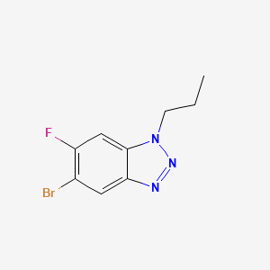 5-Bromo-6-fluoro-1-propylbenzotriazole