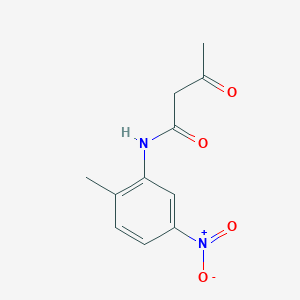 molecular formula C11H12N2O4 B5723977 N-(2-methyl-5-nitrophenyl)-3-oxobutanamide 