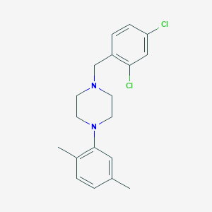 molecular formula C19H22Cl2N2 B5724034 1-(2,4-dichlorobenzyl)-4-(2,5-dimethylphenyl)piperazine CAS No. 415958-95-1