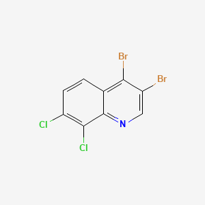 3,4-Dibromo-7,8-dichloroquinoline