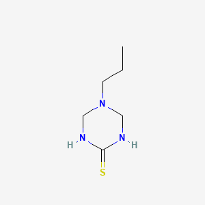 molecular formula C6H13N3S B5724120 5-propyl-1,3,5-triazinane-2-thione 