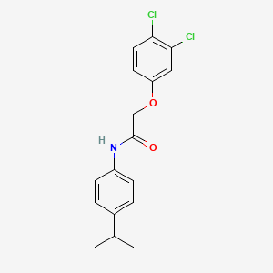 molecular formula C17H17Cl2NO2 B5724121 2-(3,4-dichlorophenoxy)-N-(4-isopropylphenyl)acetamide 