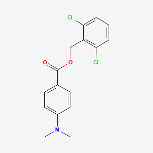 molecular formula C16H15Cl2NO2 B5724133 2,6-dichlorobenzyl 4-(dimethylamino)benzoate 
