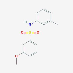molecular formula C14H15NO3S B5724139 3-methoxy-N-(3-methylphenyl)benzenesulfonamide 