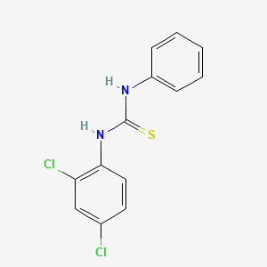 molecular formula C13H10Cl2N2S B5724146 N-(2,4-dichlorophenyl)-N'-phenylthiourea 